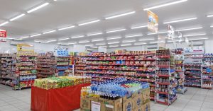 rak gondola minimarket supermarket swalayan display toko